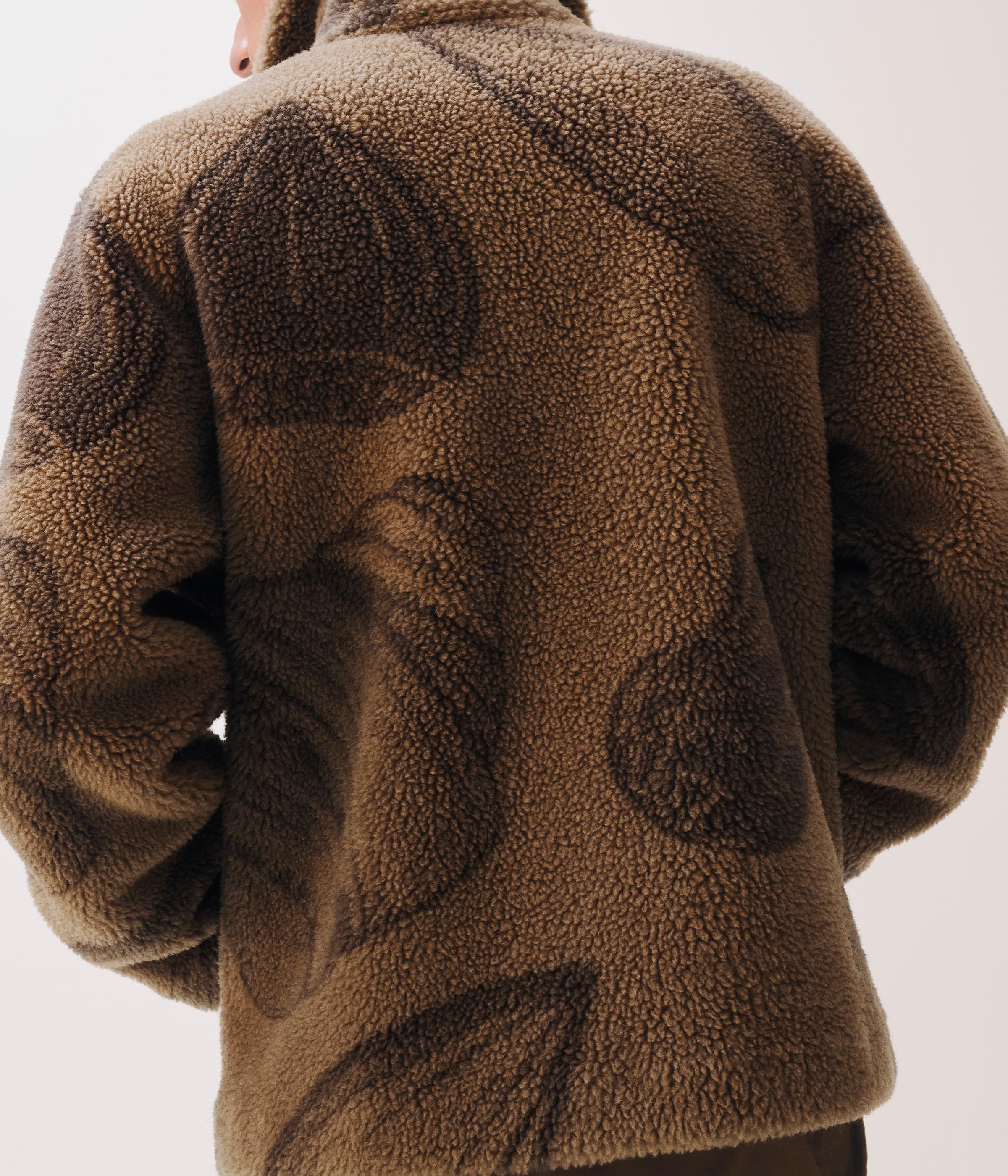 SURCHEMISE EN JACQUARD DE LAINE CEDRIC GROLET